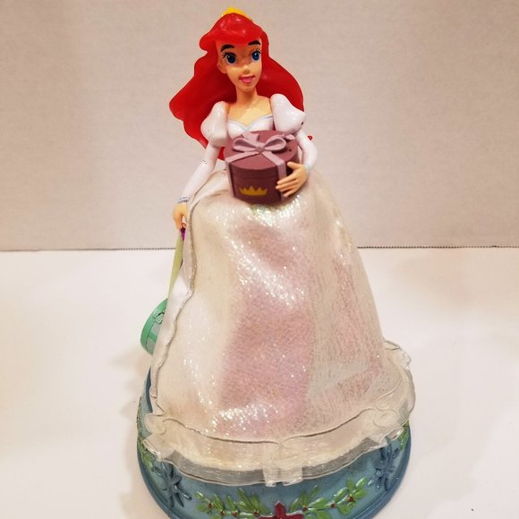 Disney Other - Ariel, The Little Mermaid, Christmas Disney Princess Musical Spinner, VGUC
